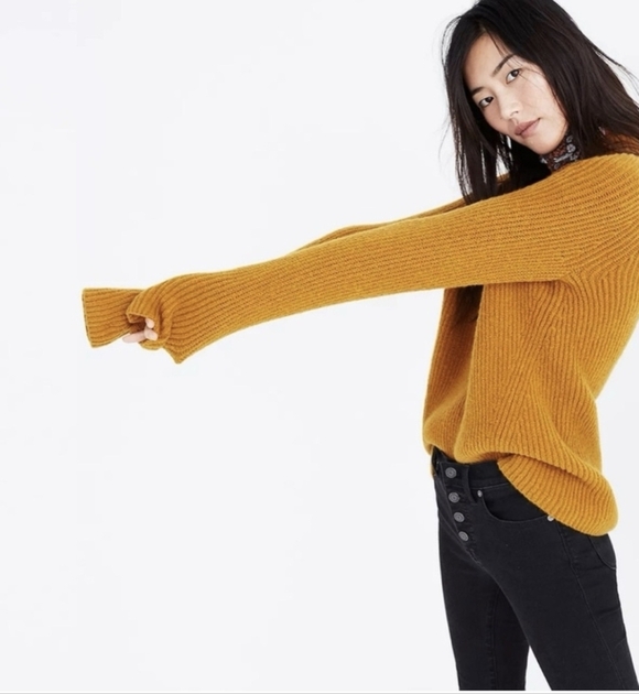 Madewell, Northfield Sweater, Ribbed, Size Xxs - Picture 2 of 5